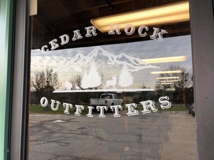 High quality window graphics for stores.